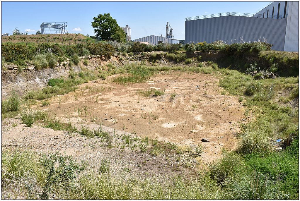Bassin de décantation des sables