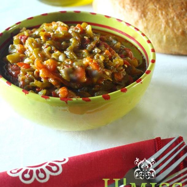 SAlade algerienne de poivrons grillés