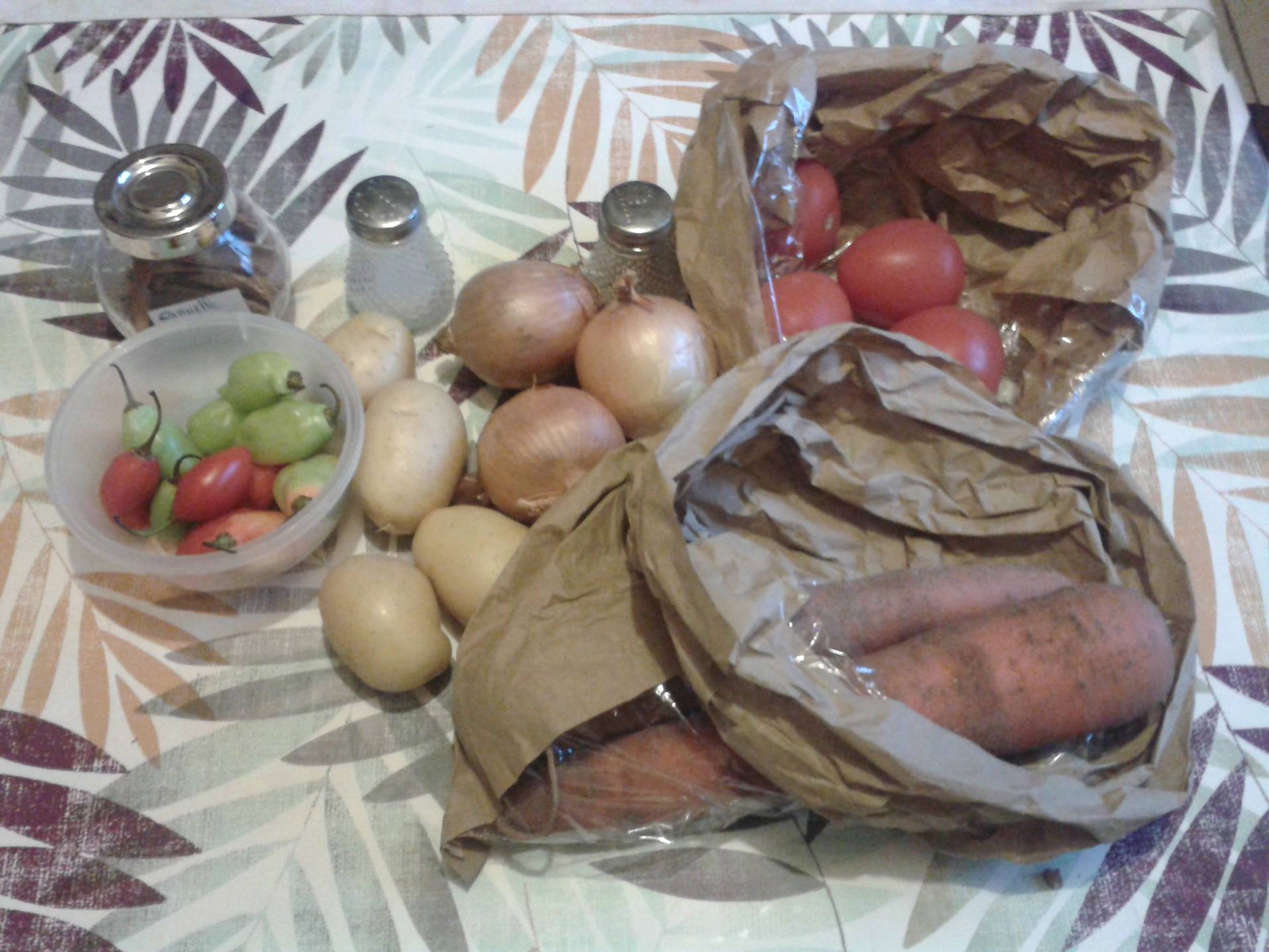 Une partie des ingrédients