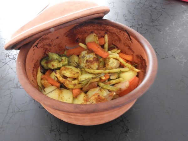 Légumes au Römerstopf