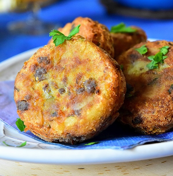 galette de pomme de terre à la viande hachée