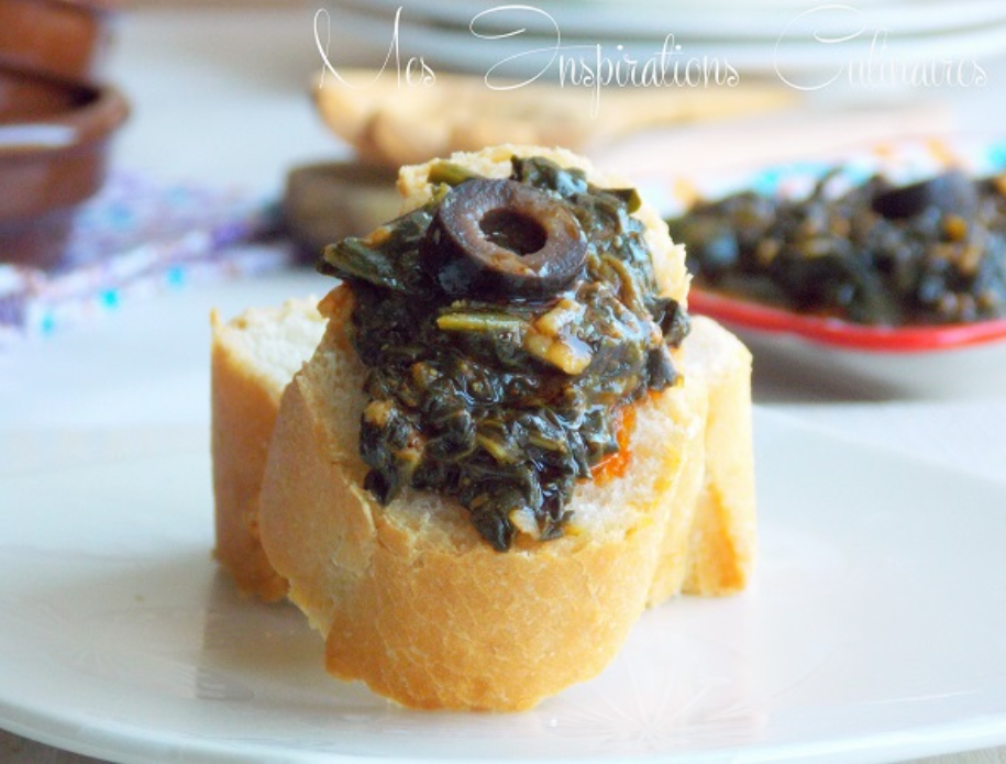 Chtitha selk (Épinards à l'ail et au citron)