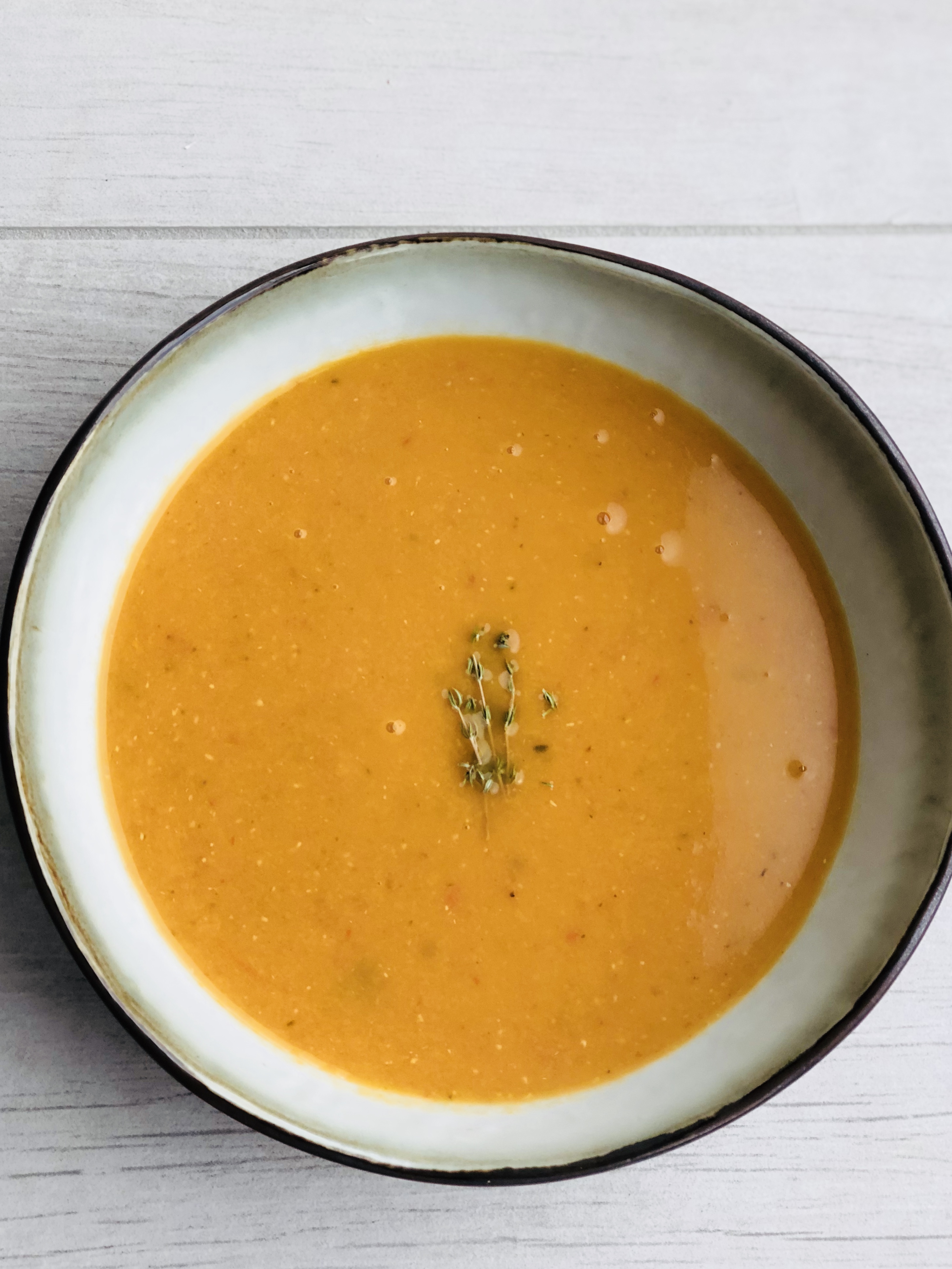 Soupe lentilles corail