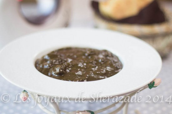 Assiette de Mouloukhia