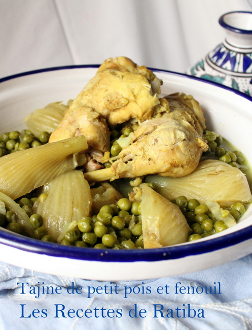 Tajine petits pois et fenouil