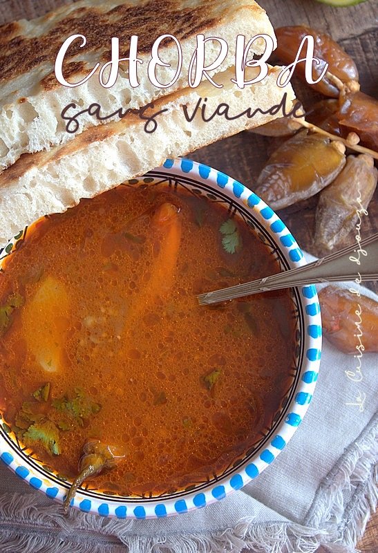 Chorba sans viande (soupe)