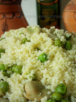Couscous aux petits pois
