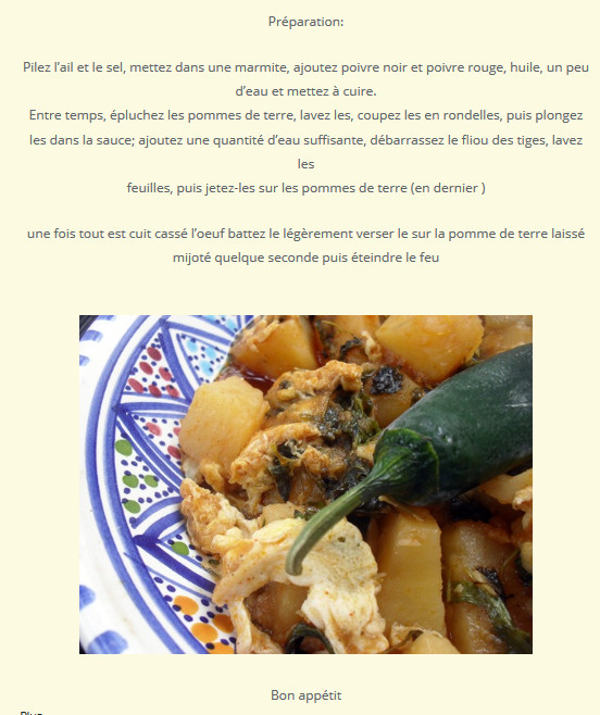 Batata beflio préparation