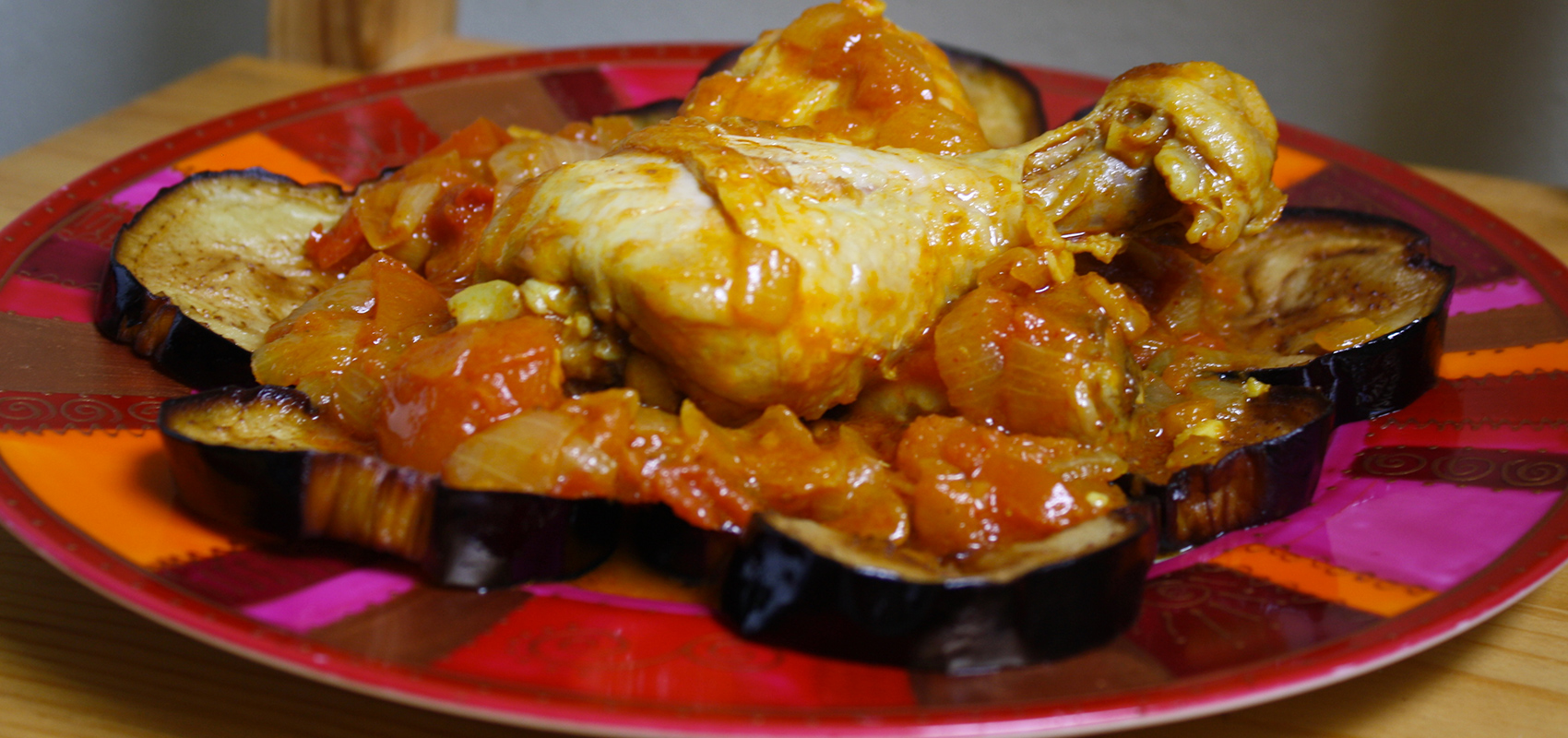 Tajine poulet aubergine