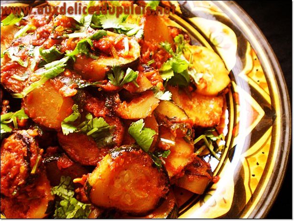 Courgettes à la marocaine