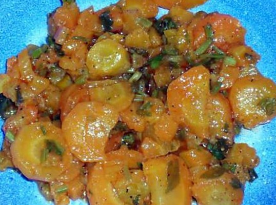 salade de carottes marinées