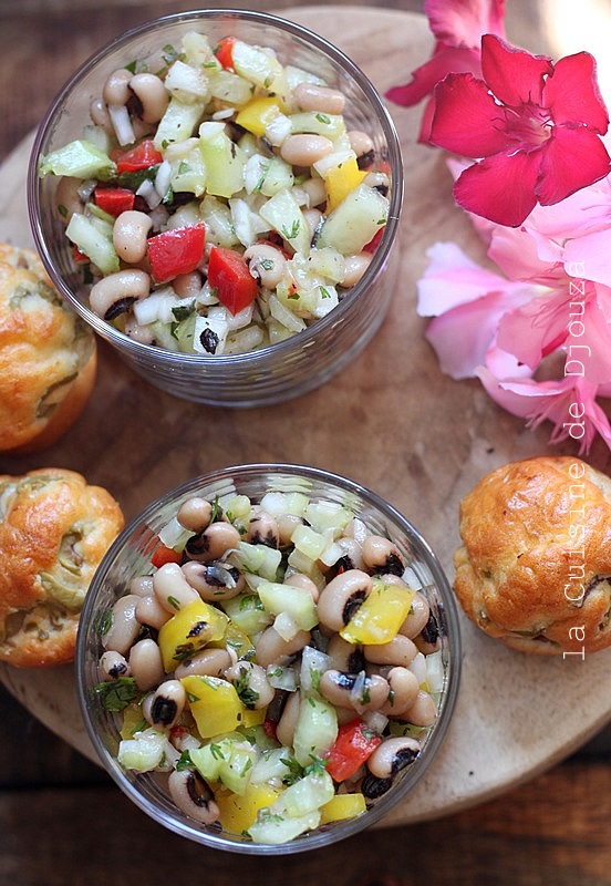 Salade haricots cornille