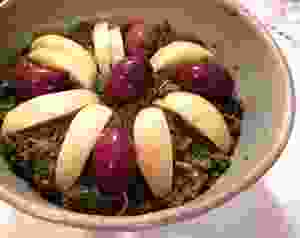 Salade de Mauve (bakkoula ou khoubiza), coriandre et persil frais, citron confit