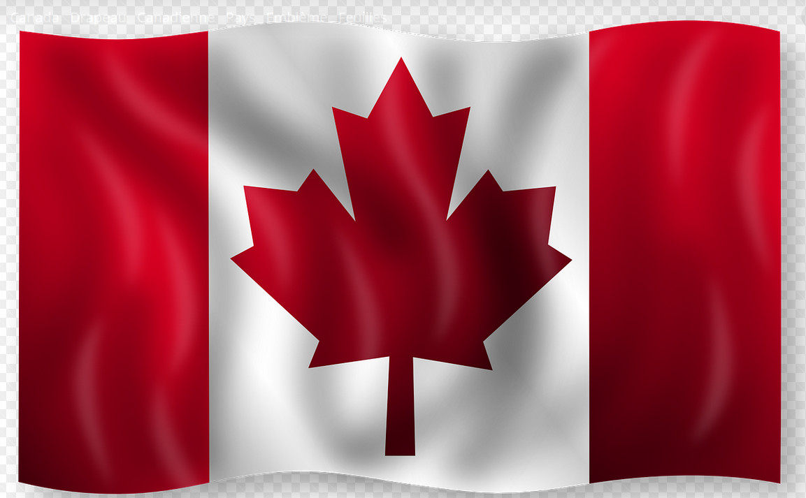 Drapeau du Canada Feuille d'érable (source Pixabay)